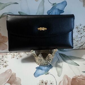 Vintage Black Leather Wallet